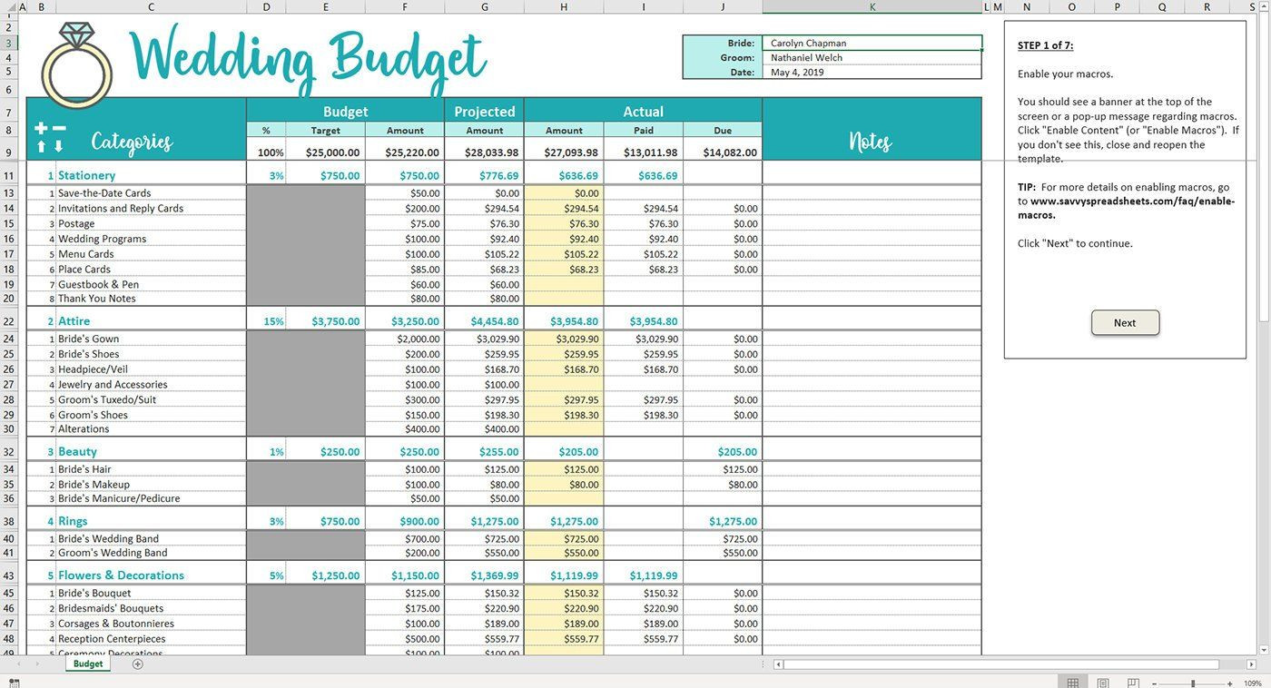 sample wedding budget template sample wedding budget template
