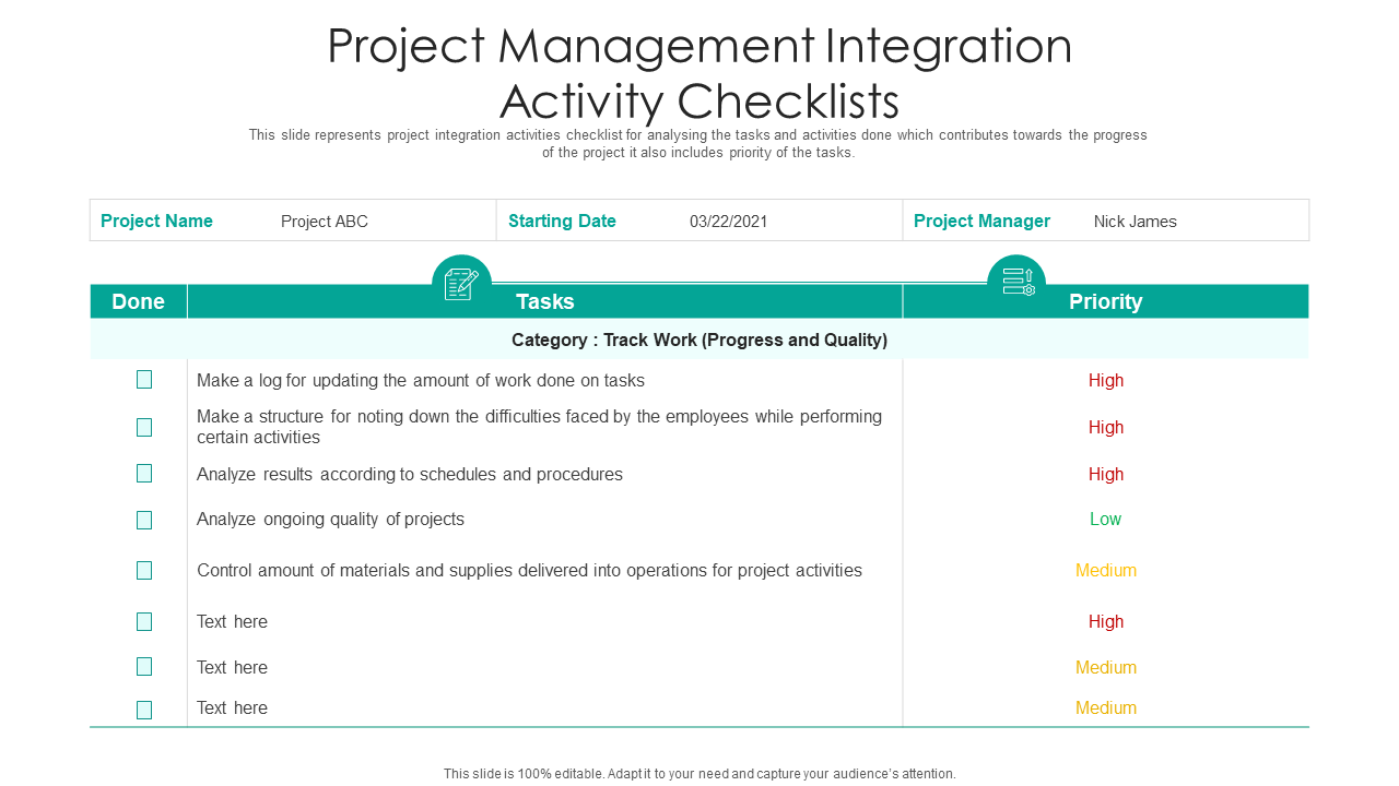sample project management checklist template sample project management checklist template
