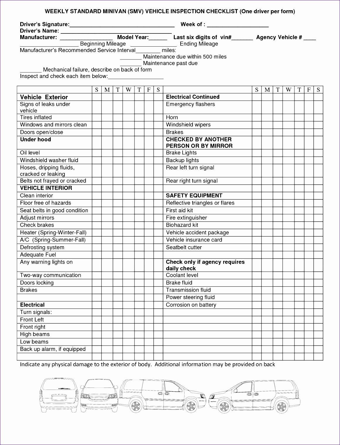 Truck Maintenance Schedule Template Truck Maintenance Schedule Template