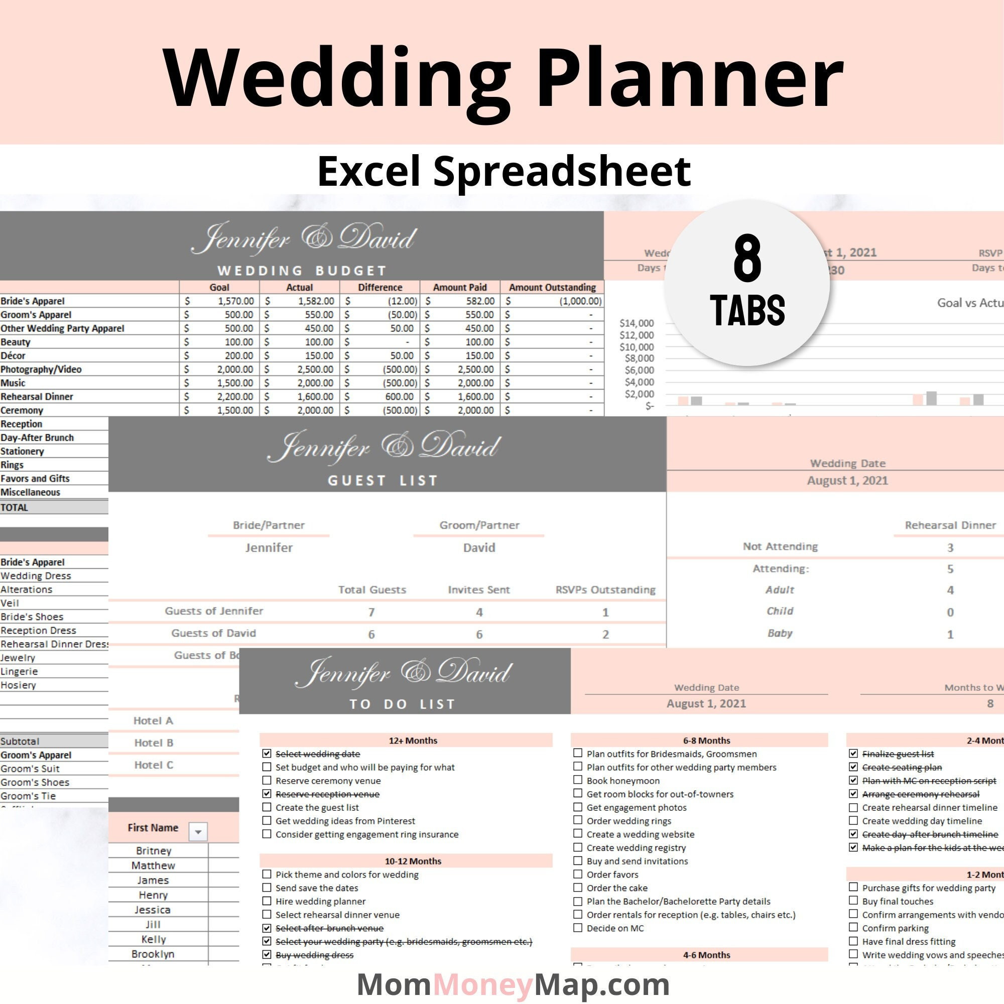 sample wedding checklist excel template sample wedding checklist excel template