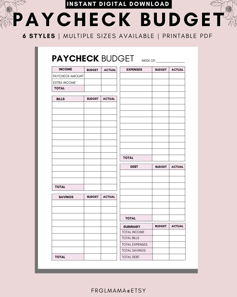sample simple weekly budget template sample simple weekly budget template