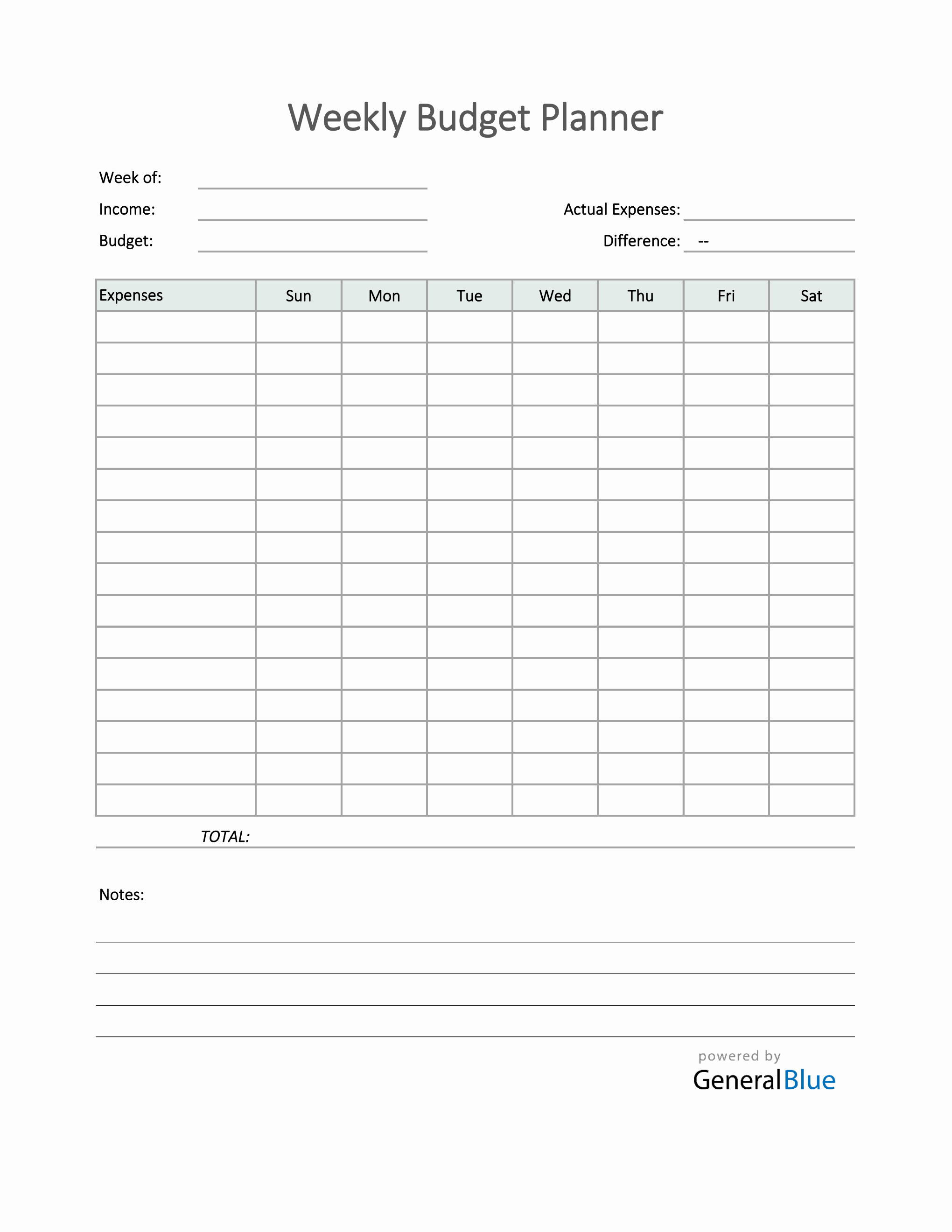 sample simple weekly budget template sample simple weekly budget template