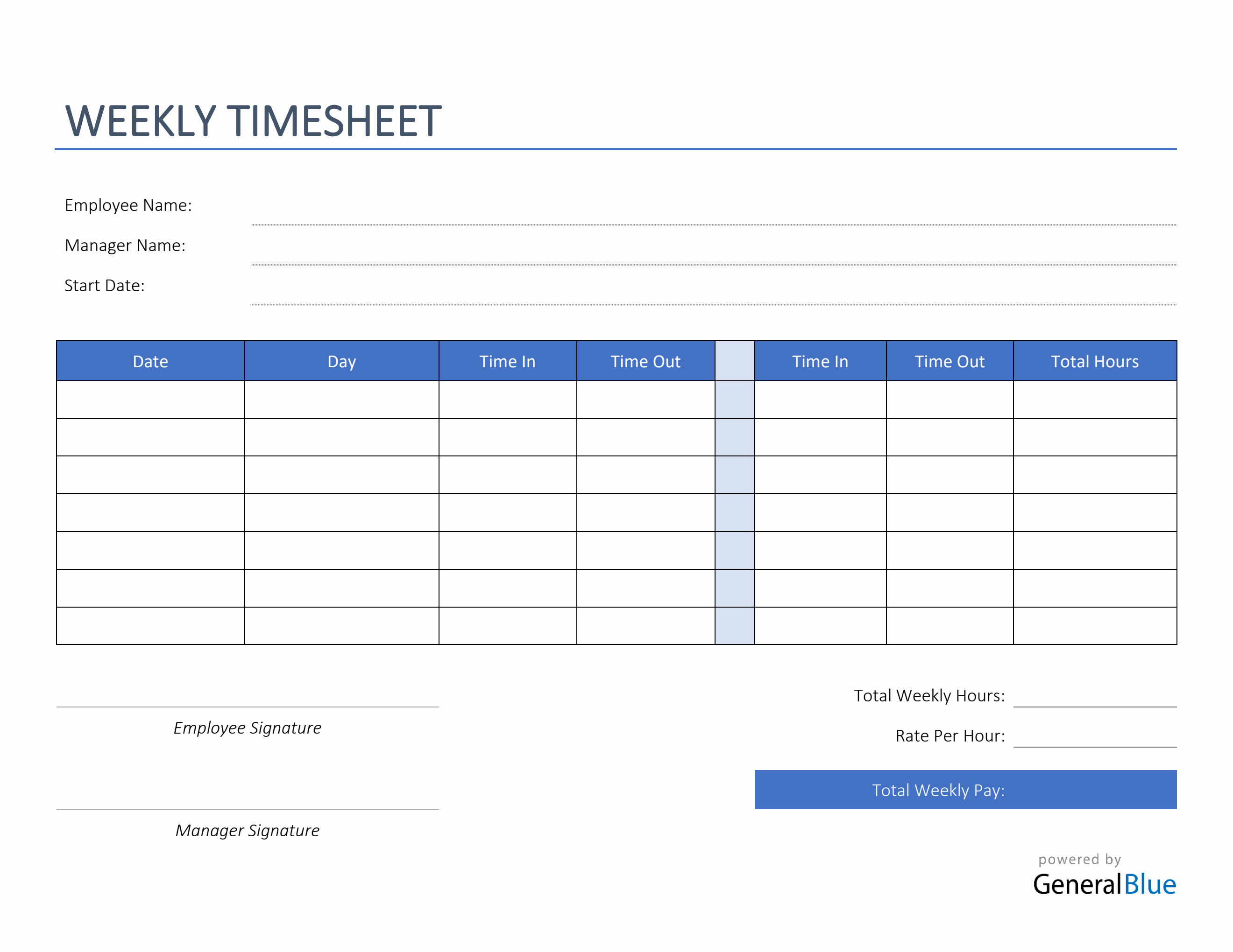 sample employee weekly timesheet template sample employee weekly timesheet template