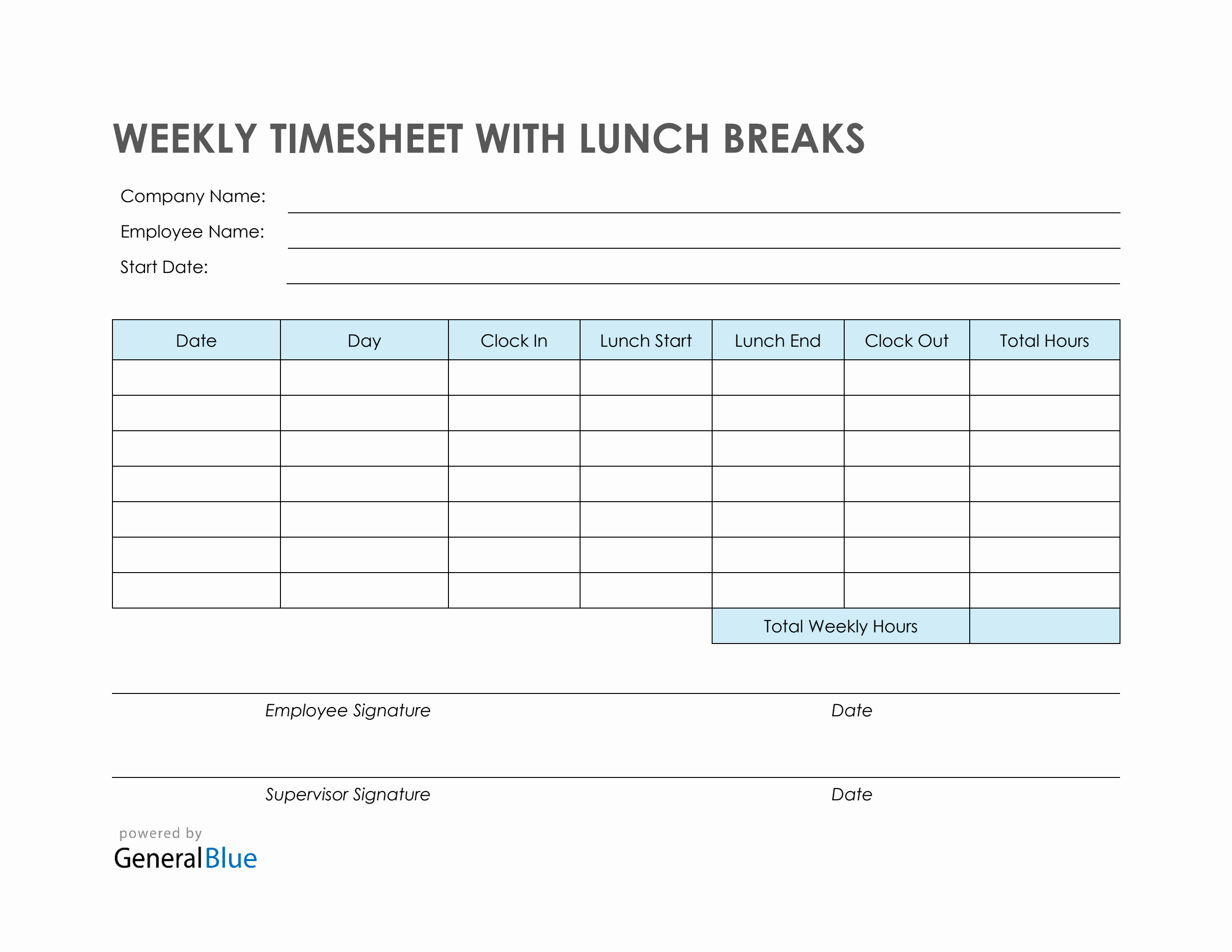 sample timesheet with lunch template sample timesheet with lunch template