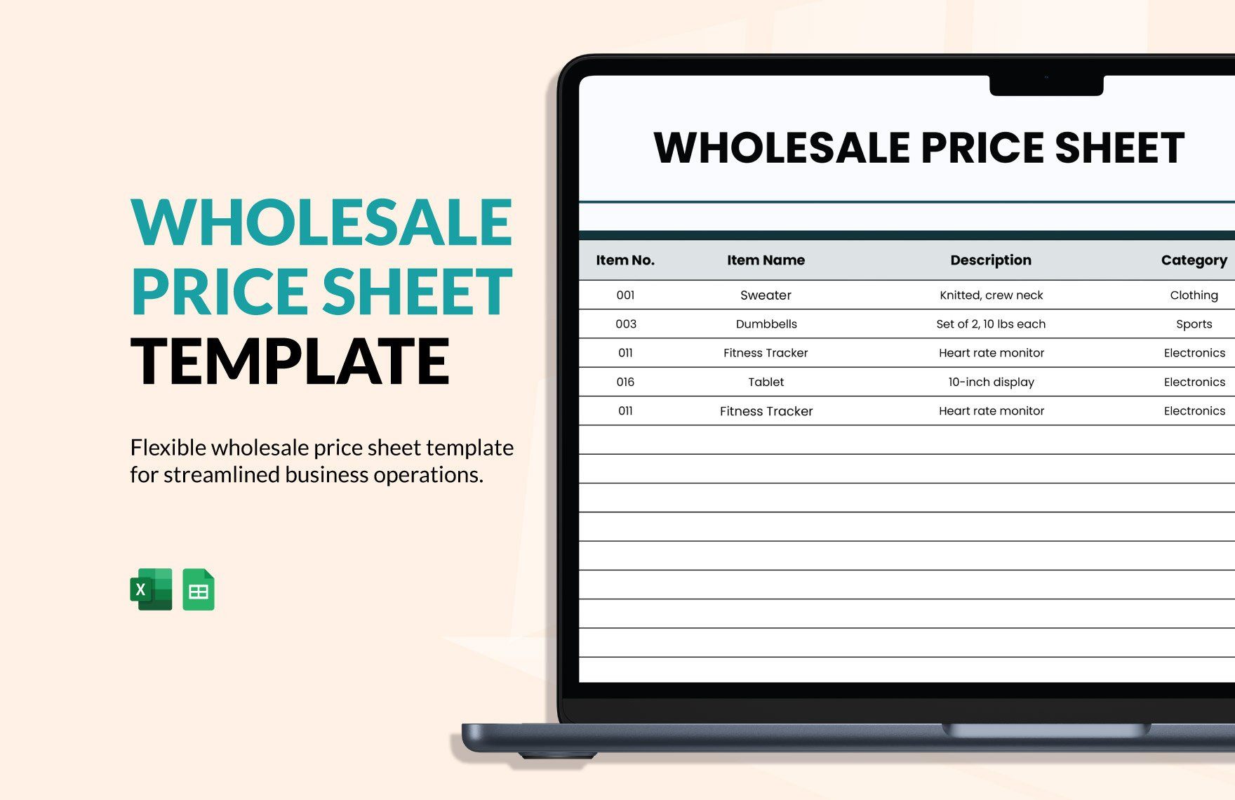 sample Wholesale Price List Template sample Wholesale Price List Template
