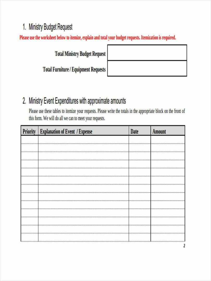 sample youth ministry budget template sample youth ministry budget template